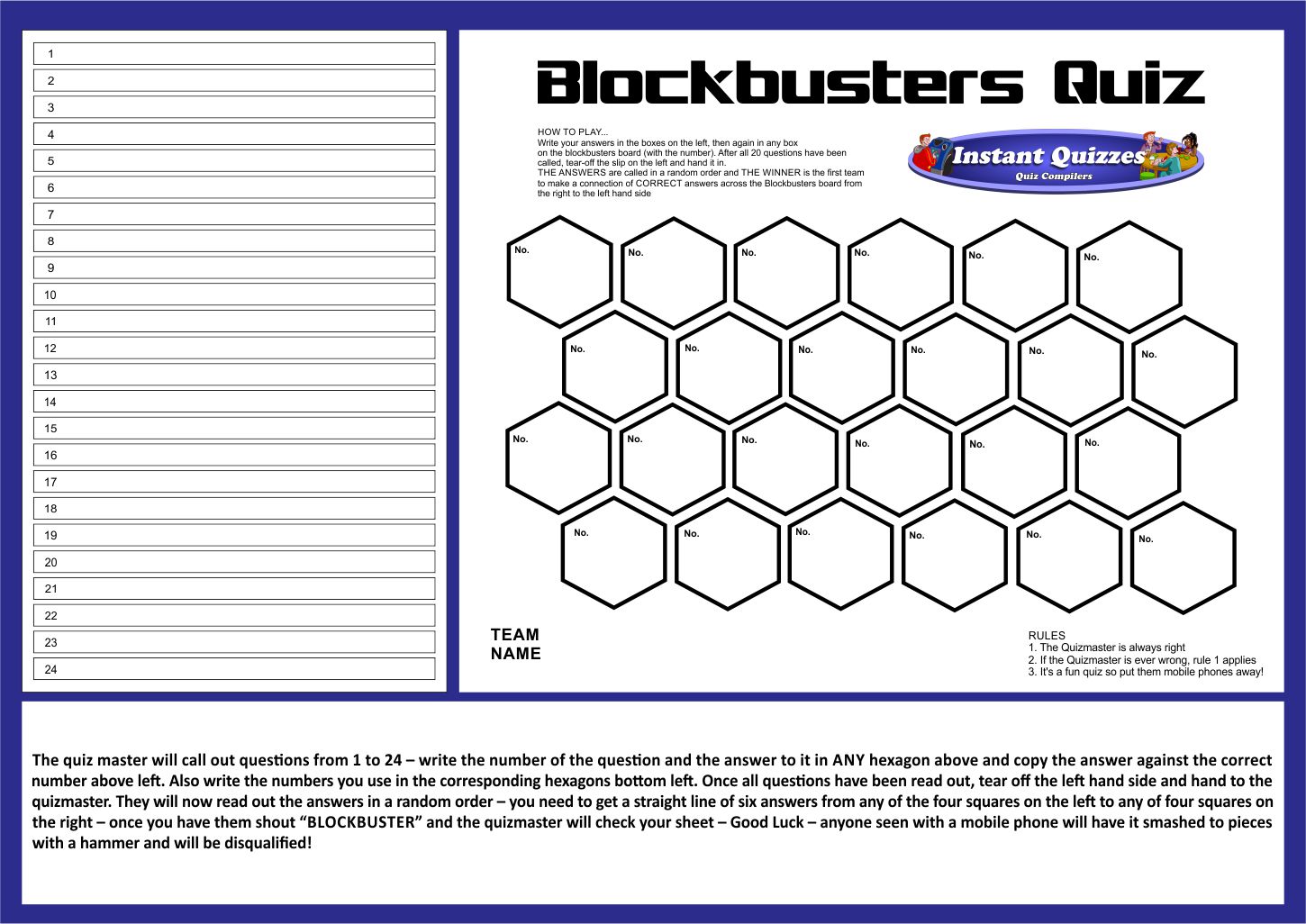 Stationery Design by Sarah Graphic for Instant Quizzes Ltd | Design #13824655