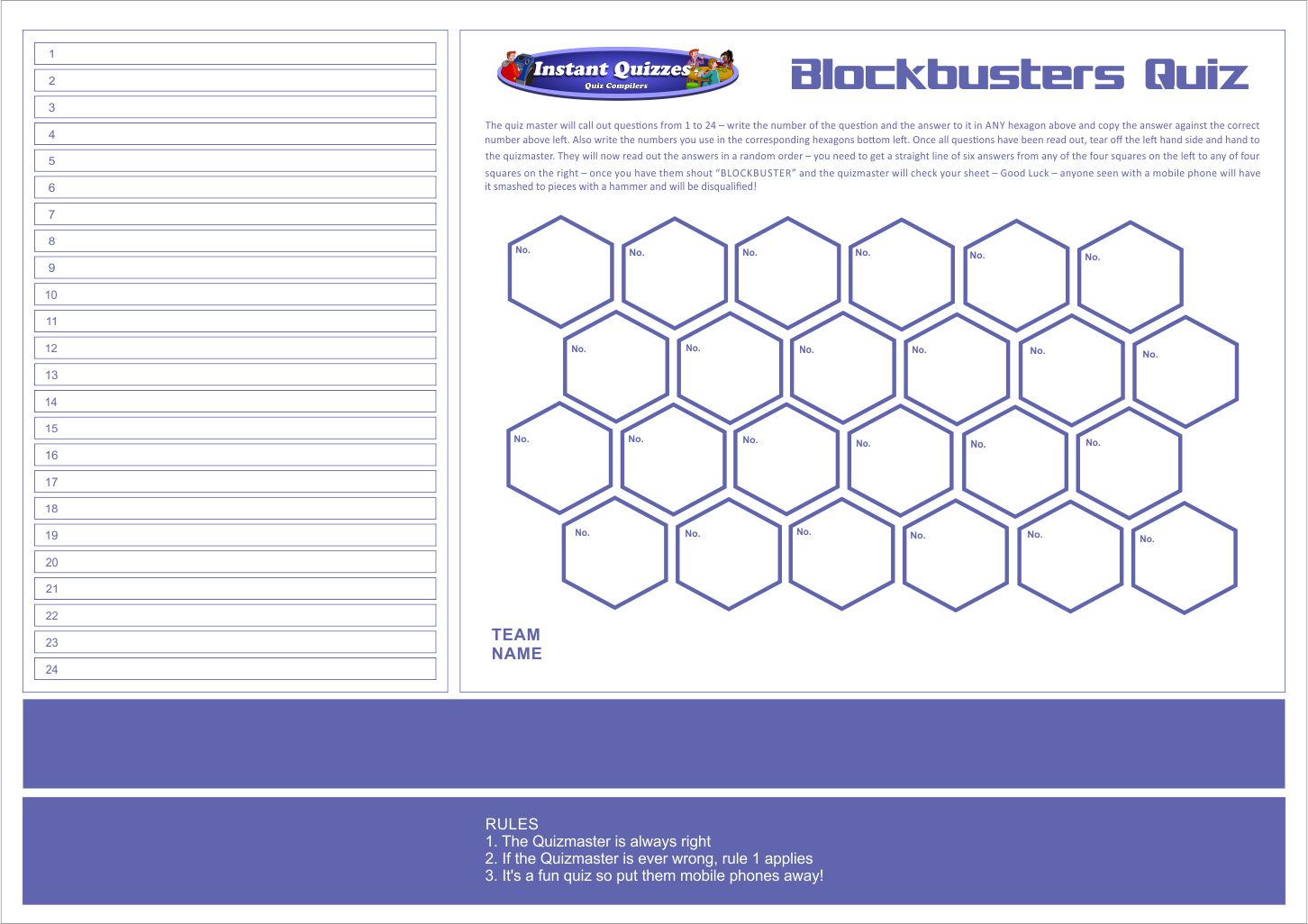 Schreibwaren-Design von Sarah Graphic für Instant Quizzes Ltd | Design #13831530