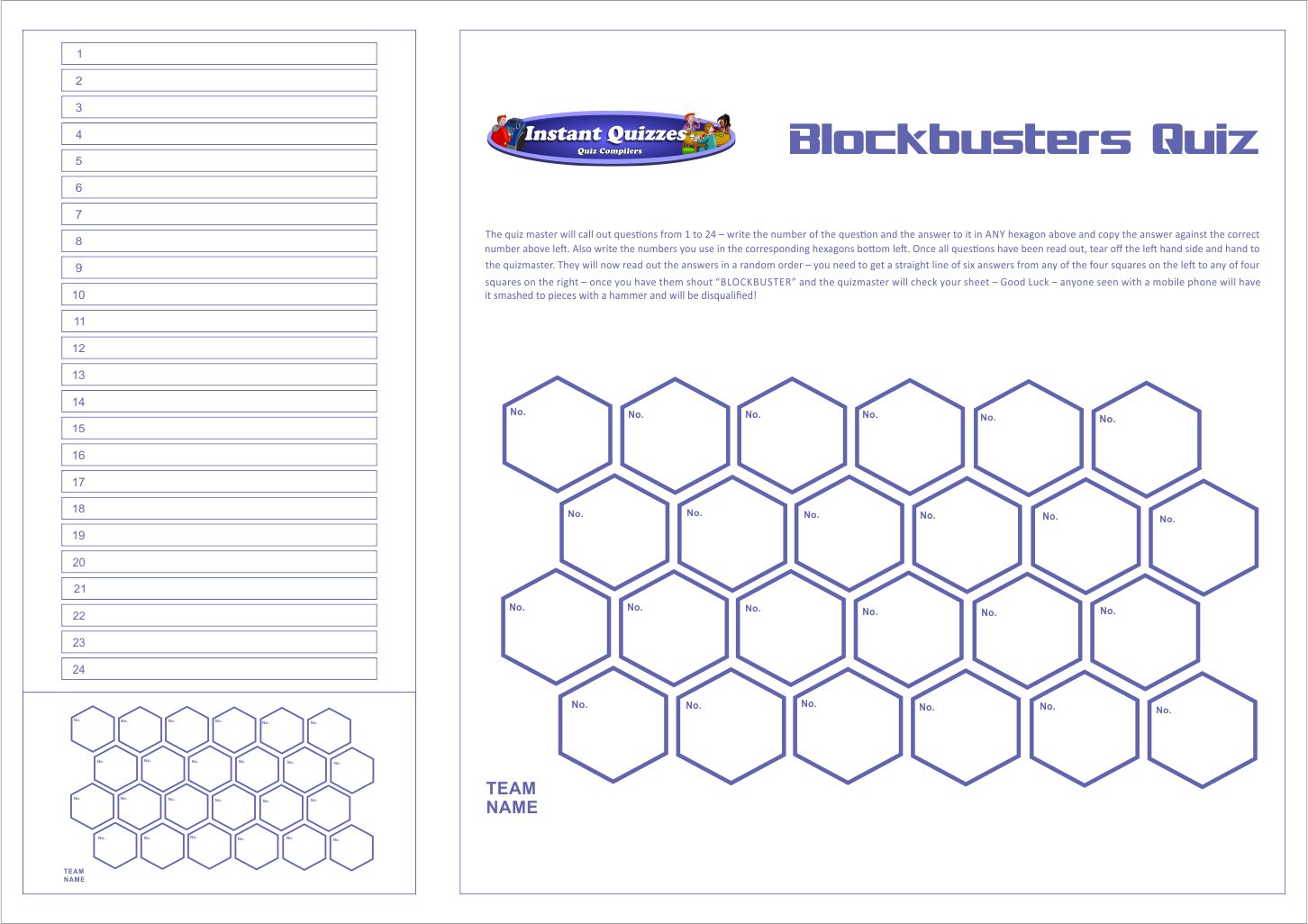 Stationery Design by Sarah Graphic for Instant Quizzes Ltd | Design #13834330
