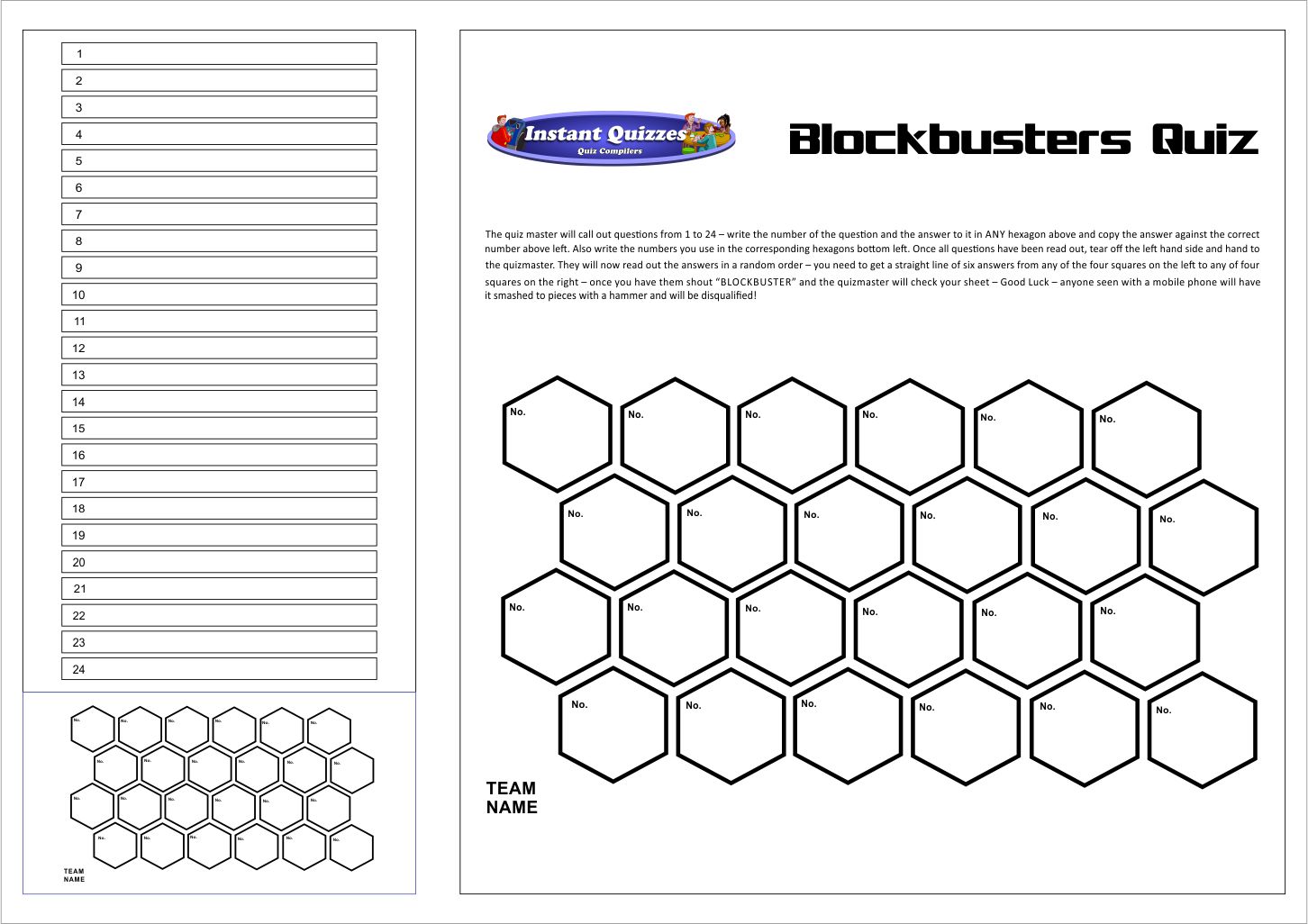 Stationery Design by Sarah Graphic for Instant Quizzes Ltd | Design #13834331