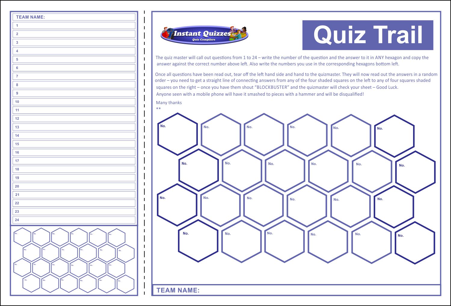 Stationery Design by Sarah Graphic for Instant Quizzes Ltd | Design #13837496