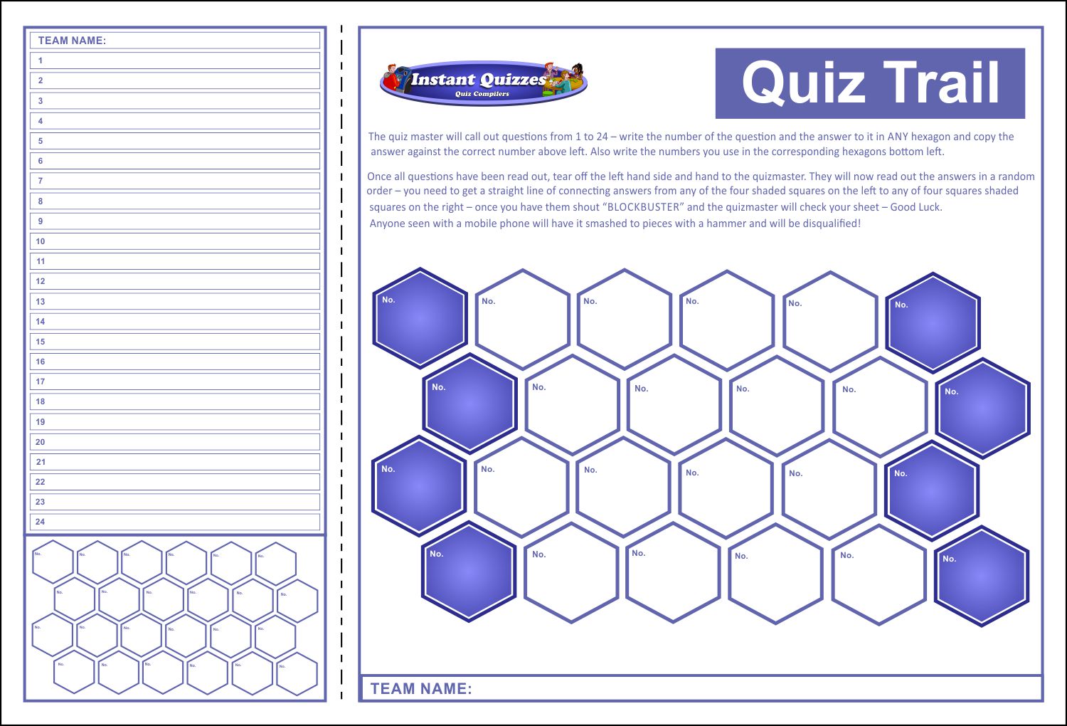 Stationery Design by Sarah Graphic for Instant Quizzes Ltd | Design #13840079