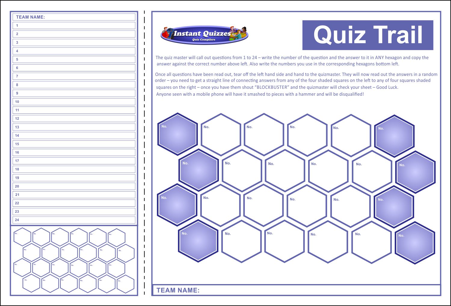 Stationery Design by Sarah Graphic for Instant Quizzes Ltd | Design #13840080