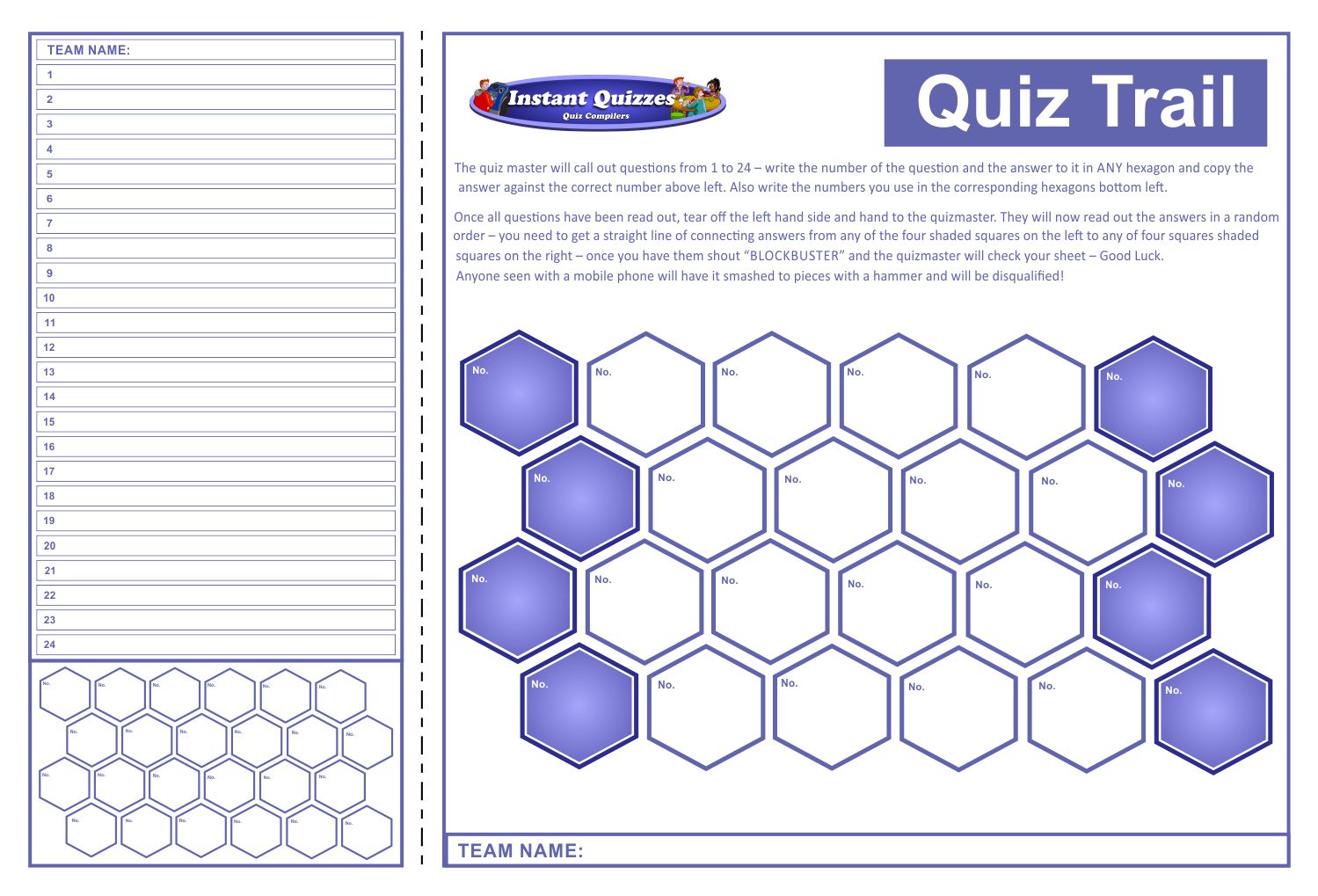 Stationery Design by Sarah Graphic for Instant Quizzes Ltd | Design #13879421