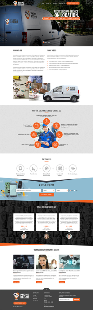 Web Design by RupalTechno for Service Planet Rotterdam B.V. | Design: #13958019