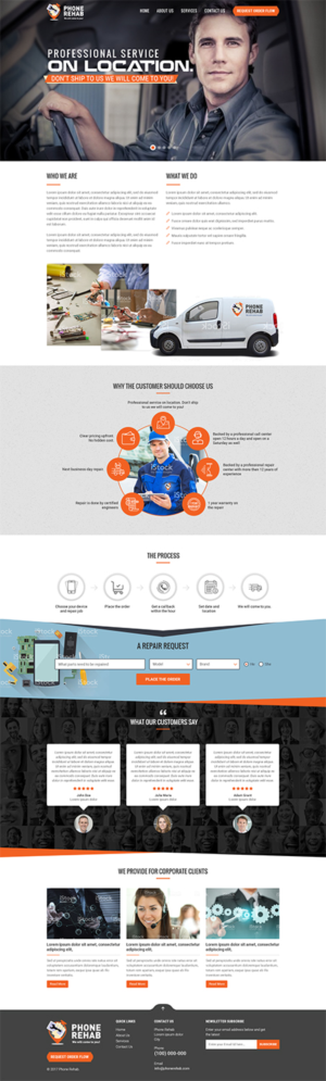 Web Design by RupalTechno for Service Planet Rotterdam B.V. | Design: #13959584