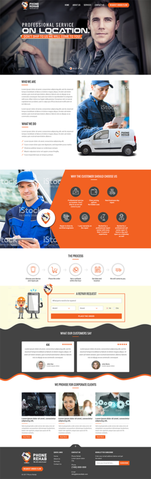 Web Design by RupalTechno for Service Planet Rotterdam B.V. | Design: #13959585