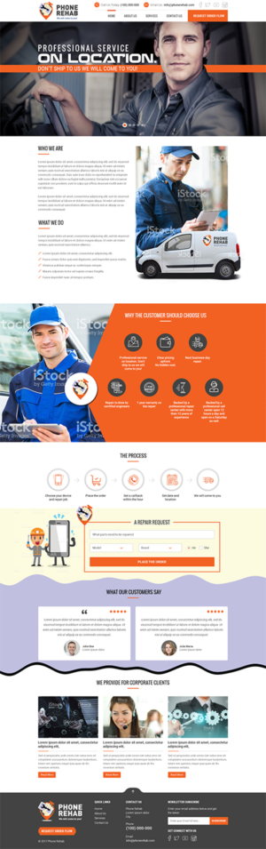 Web Design by RupalTechno for Service Planet Rotterdam B.V. | Design: #13959980
