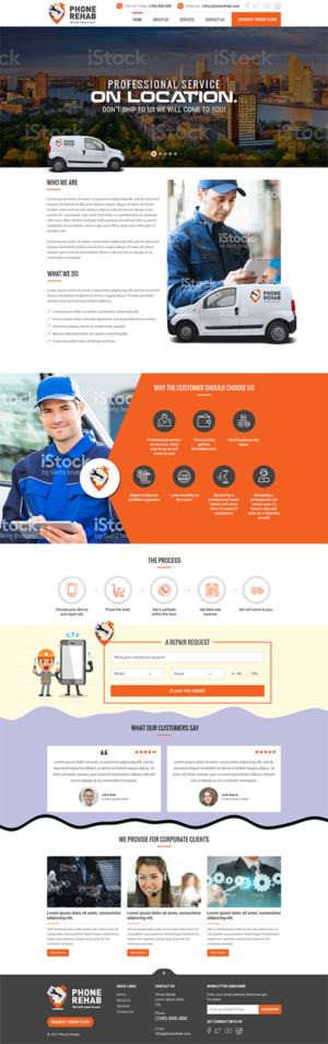 Web Design by RupalTechno for Service Planet Rotterdam B.V. | Design: #13960428