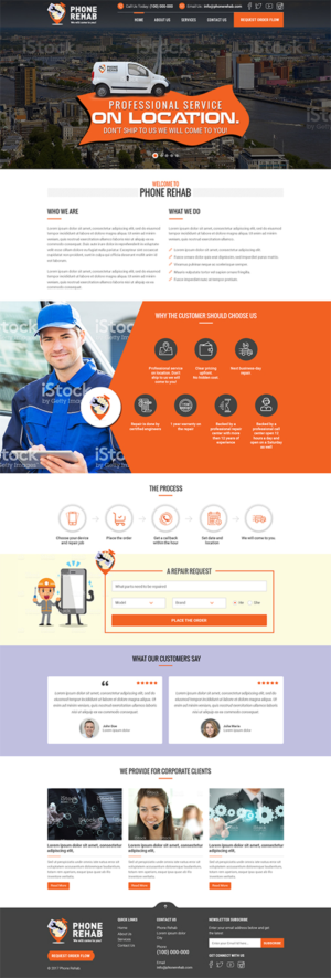 Web Design by RupalTechno for Service Planet Rotterdam B.V. | Design: #13960760