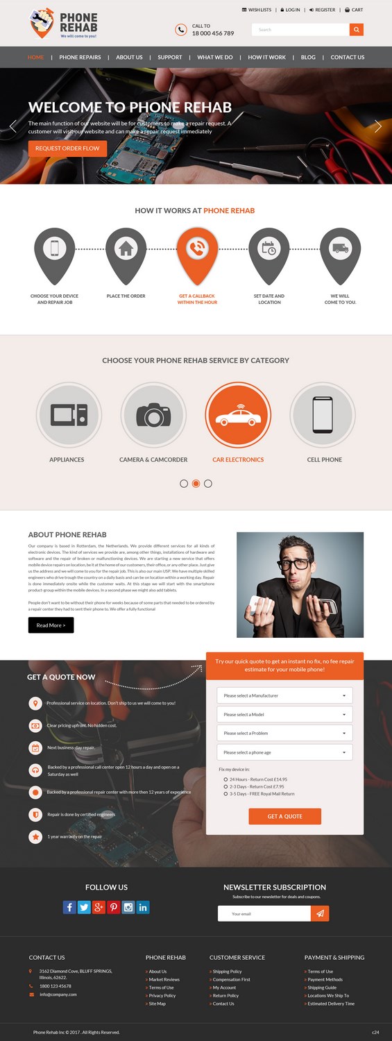 Web Design by pb for Service Planet Rotterdam B.V. | Design #13820174