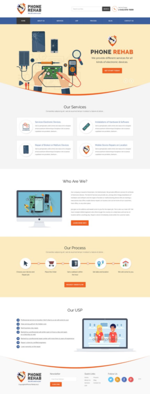 Web Design by pb for Service Planet Rotterdam B.V. | Design: #13820175