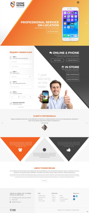 Web Design by pb for Service Planet Rotterdam B.V. | Design: #13820176