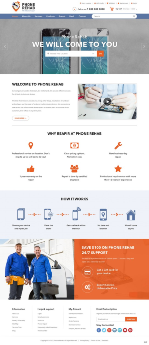 Web Design by pb for Service Planet Rotterdam B.V. | Design: #13820180