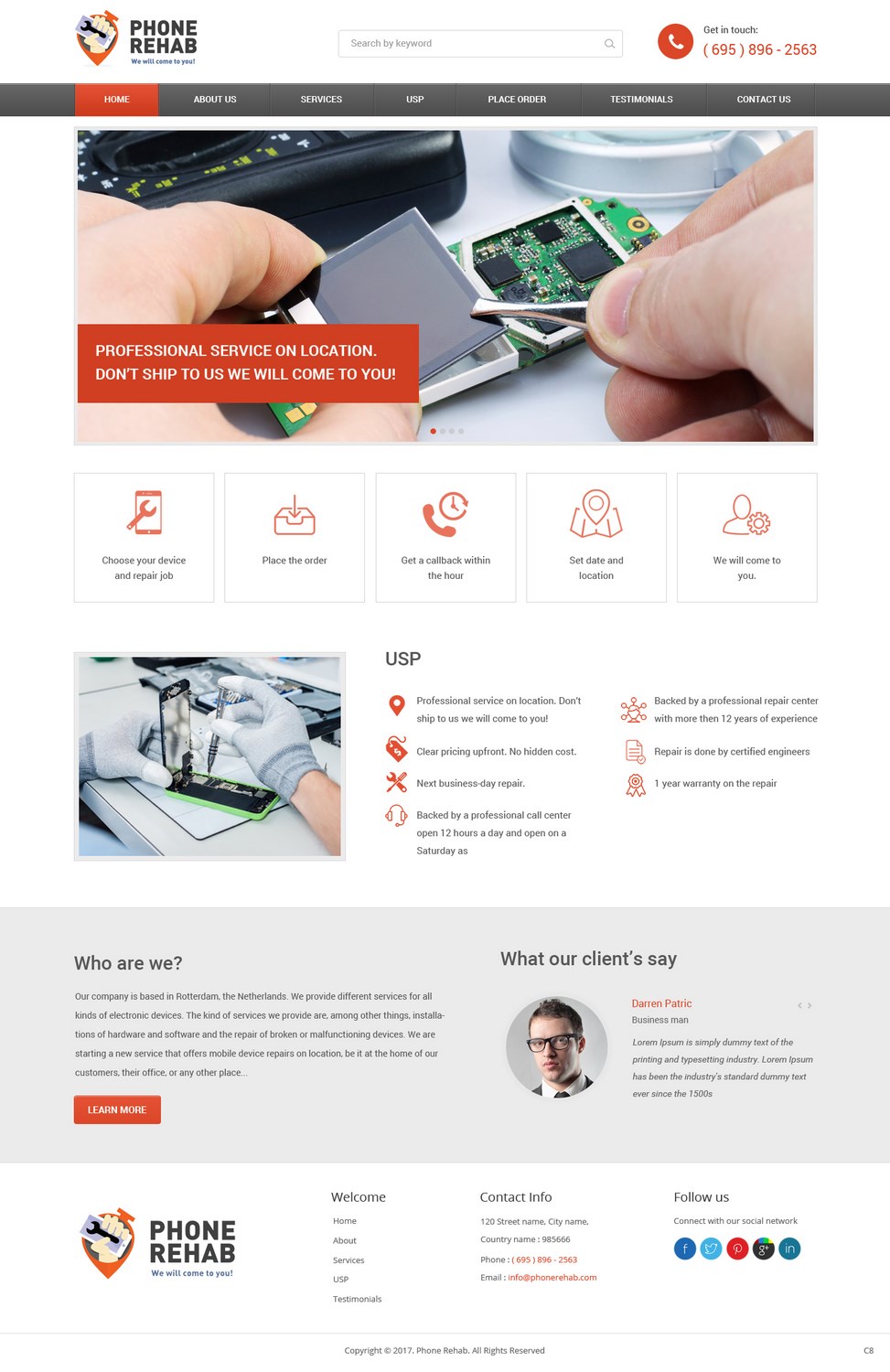 Web Design by pb for Service Planet Rotterdam B.V. | Design #13820185