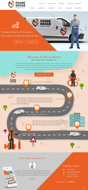 Web Design by pb for Service Planet Rotterdam B.V. | Design: #13820188