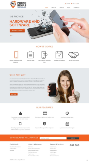 Web Design by pb for Service Planet Rotterdam B.V. | Design: #13820197