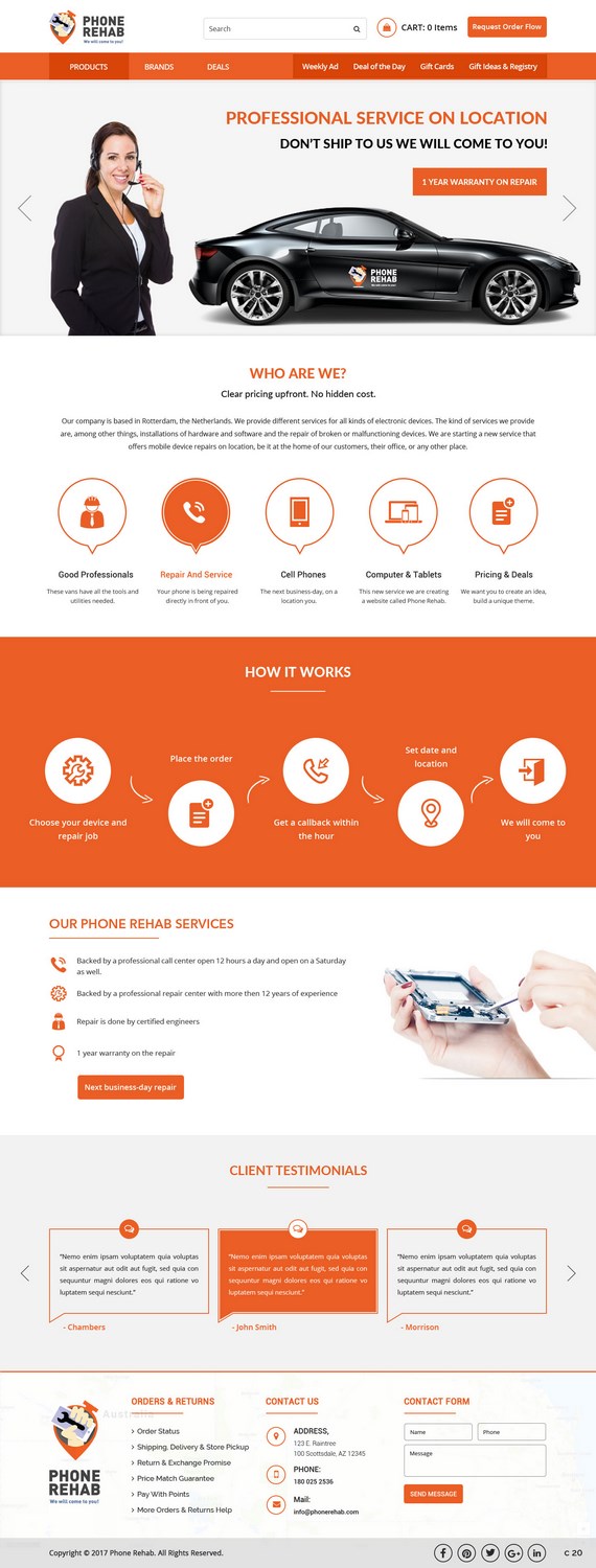 Web Design by pb for Service Planet Rotterdam B.V. | Design #13820200
