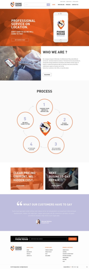Web Design by pb for Service Planet Rotterdam B.V. | Design: #13822862