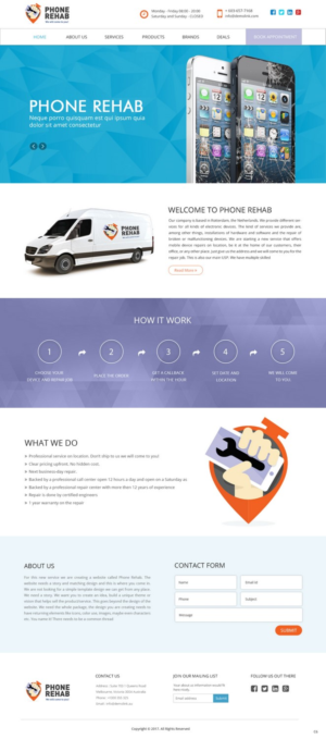 Web Design by pb for Service Planet Rotterdam B.V. | Design: #13822864