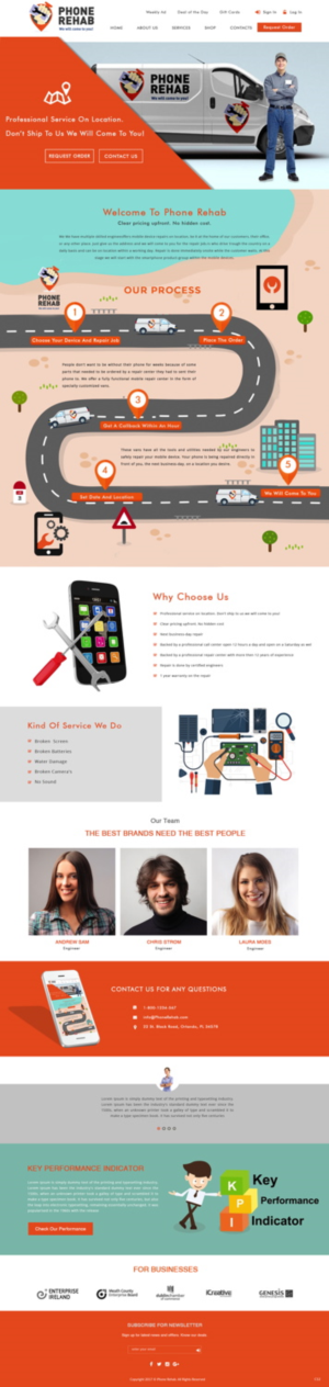 Web Design by pb for Service Planet Rotterdam B.V. | Design: #13953938