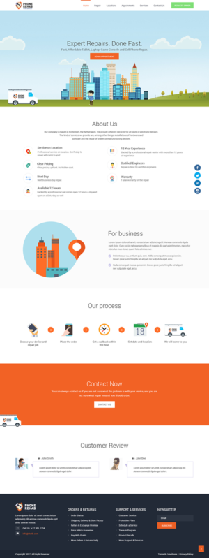 Web Design by syrwebdevelopment for Service Planet Rotterdam B.V. | Design: #13873165