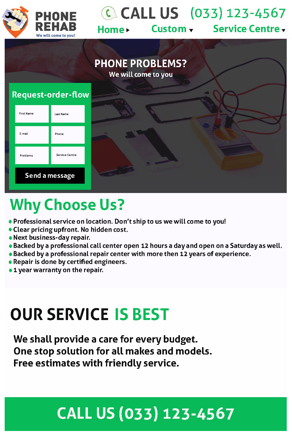 Web Design by chandanadipak for Service Planet Rotterdam B.V. | Design #13962565