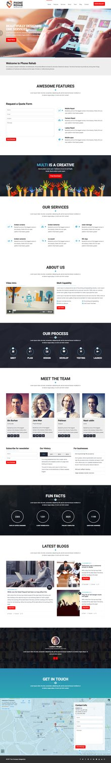 Web Design by abhishukla1987 for Service Planet Rotterdam B.V. | Design: #13994777