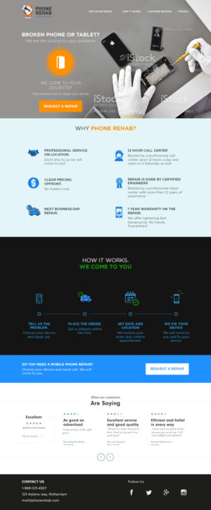  Mobile Repair Service on location needs a Web Design | Web Design by insert name here