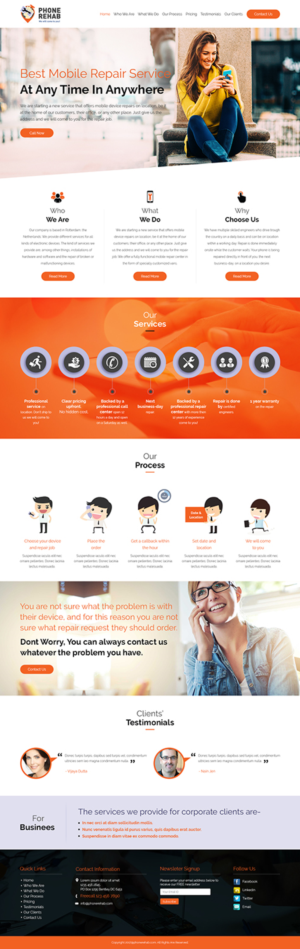 Web Design by Tpith for Service Planet Rotterdam B.V. | Design: #13970677