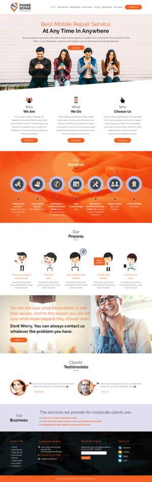 Web Design by Tpith for Service Planet Rotterdam B.V. | Design: #13970678
