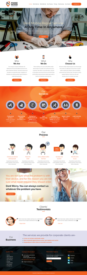 Web Design by Tpith for Service Planet Rotterdam B.V. | Design: #13975917