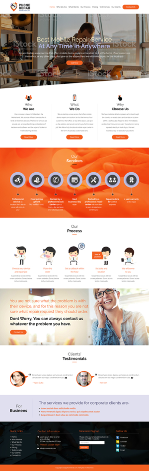 Web Design by Tpith for Service Planet Rotterdam B.V. | Design: #13976034