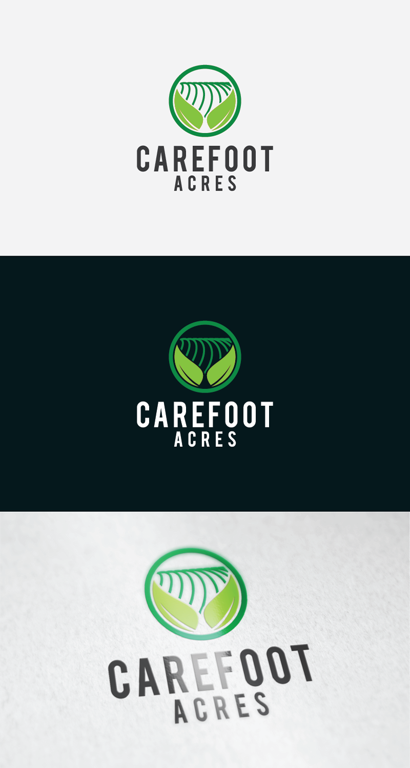 Logo Design by eko07 for Carefoot Acres | Design #13980639