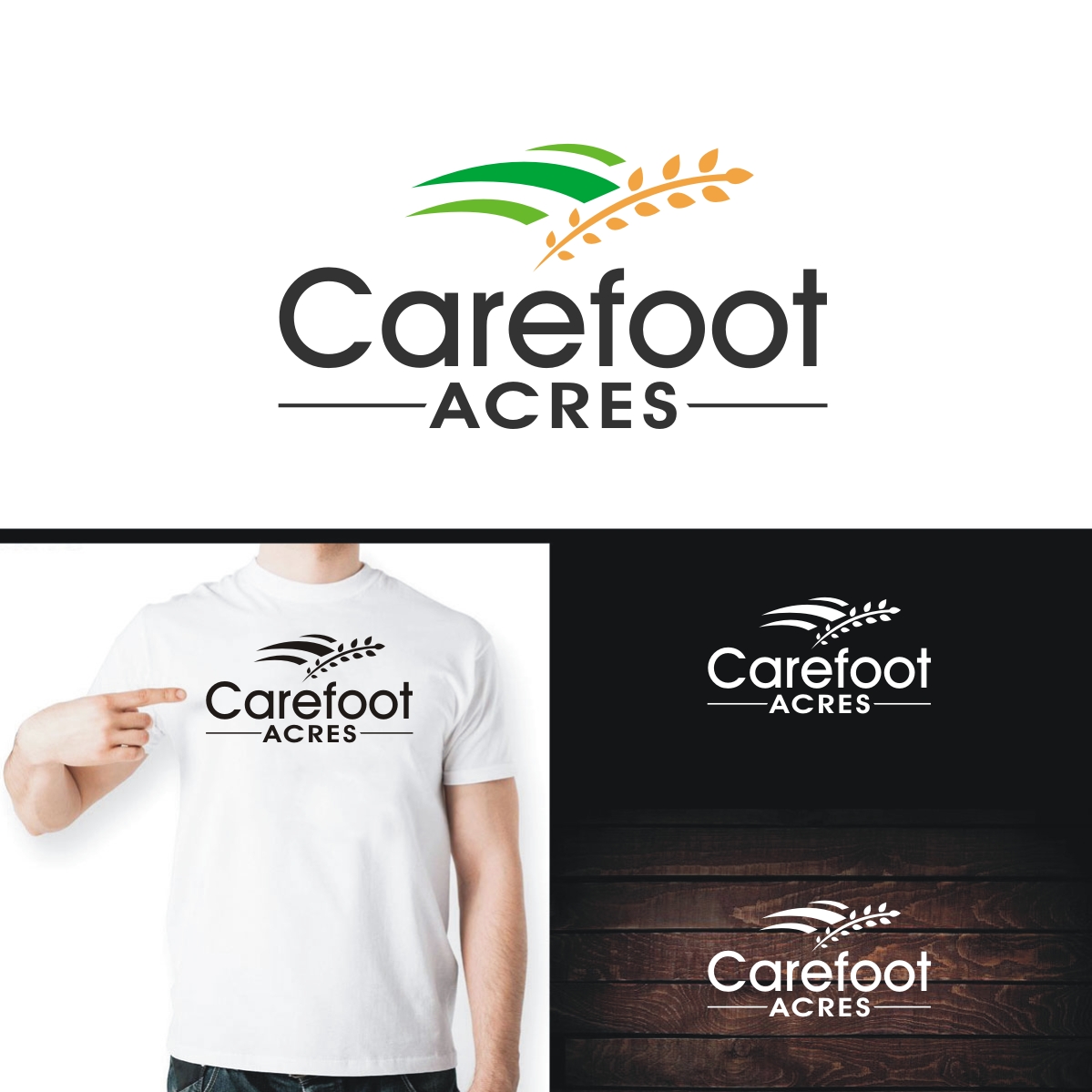 Logo-Design von webeezine für Carefoot Acres | Design #14309444