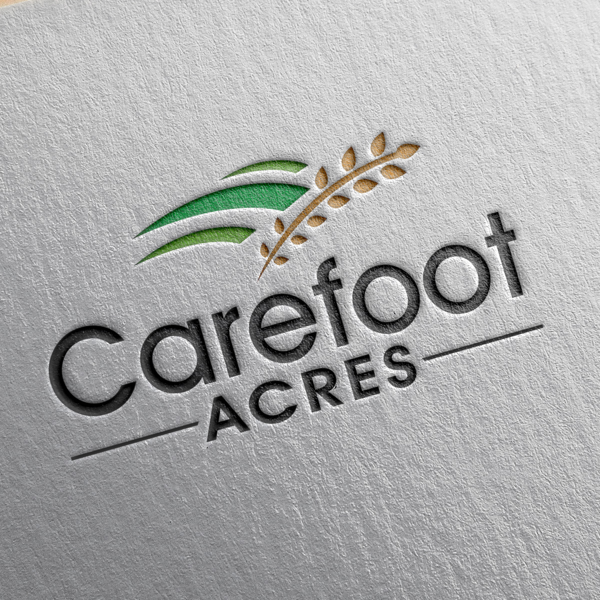 Logo-Design von webeezine für Carefoot Acres | Design #14309445