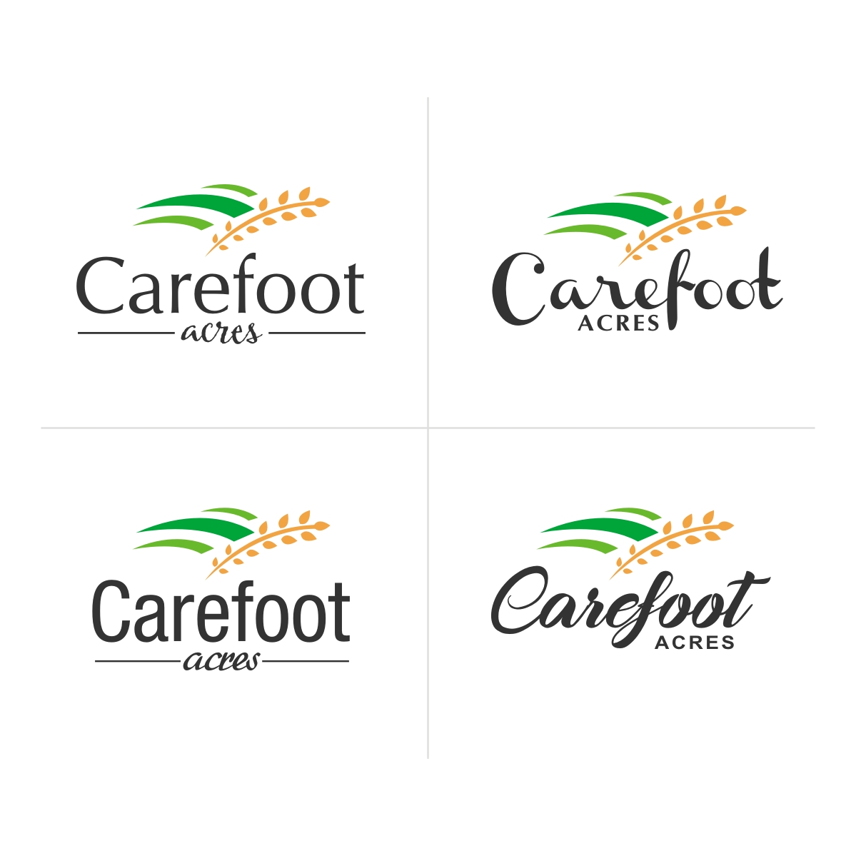 Logo-Design von webeezine für Carefoot Acres | Design #14322399