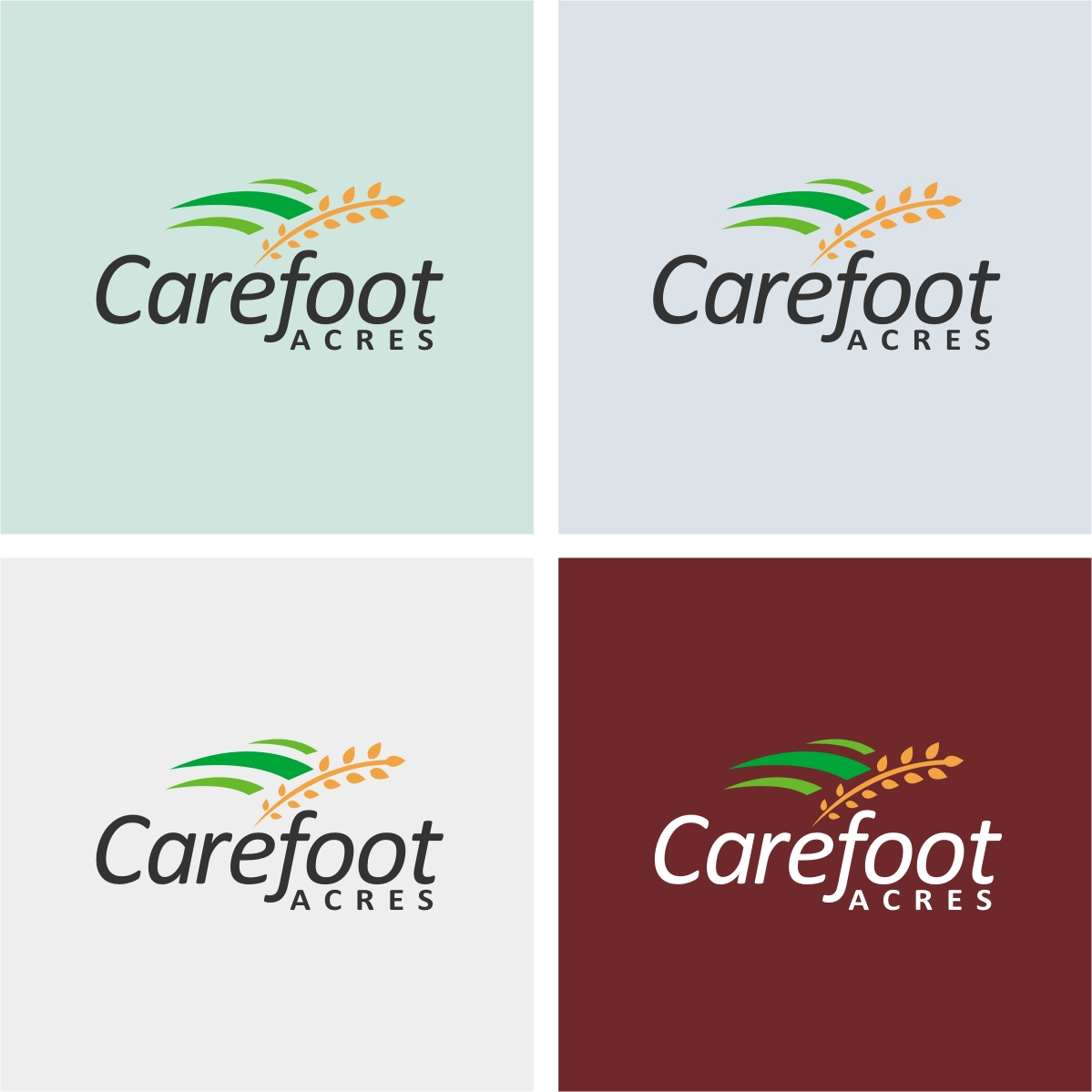 Logo Design by webeezine for Carefoot Acres | Design #14337444