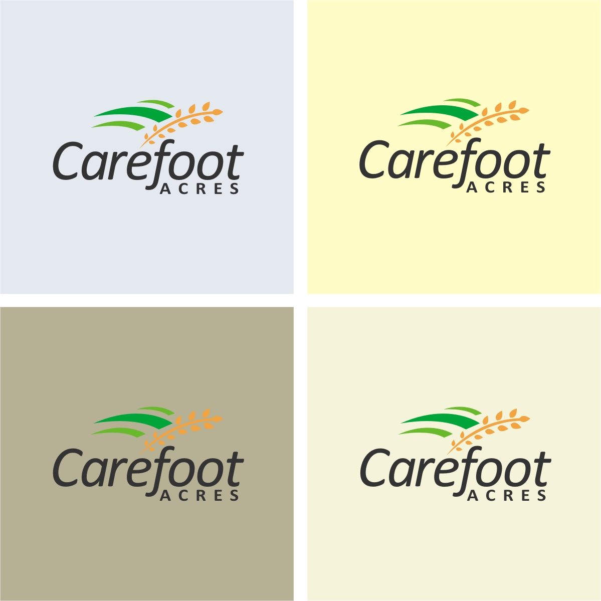 Diseño de Logo por webeezine para Carefoot Acres | Diseño #14337446