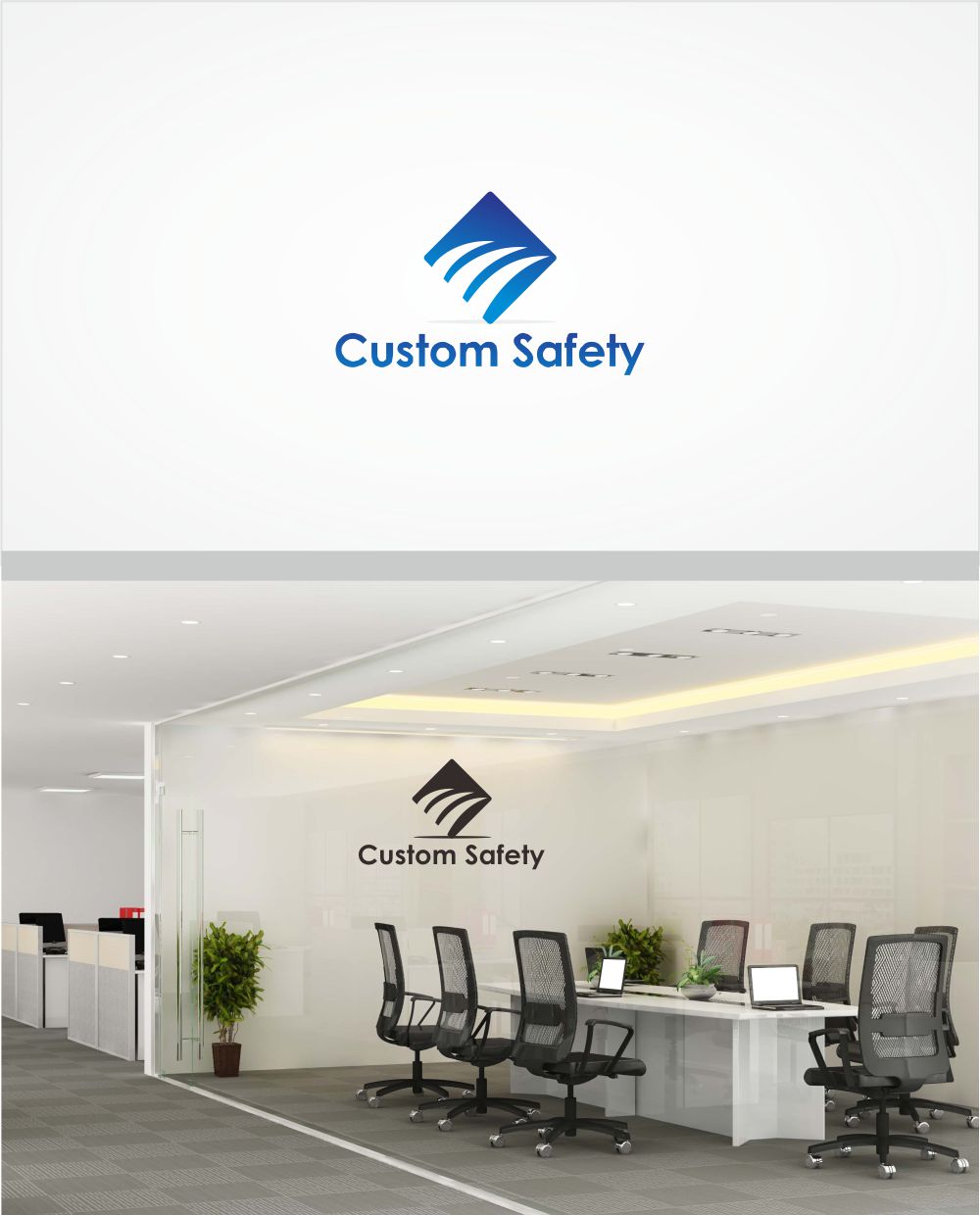 Logo Design by Paulsein for Custom Safety and Compliance LLC | Design #13834196