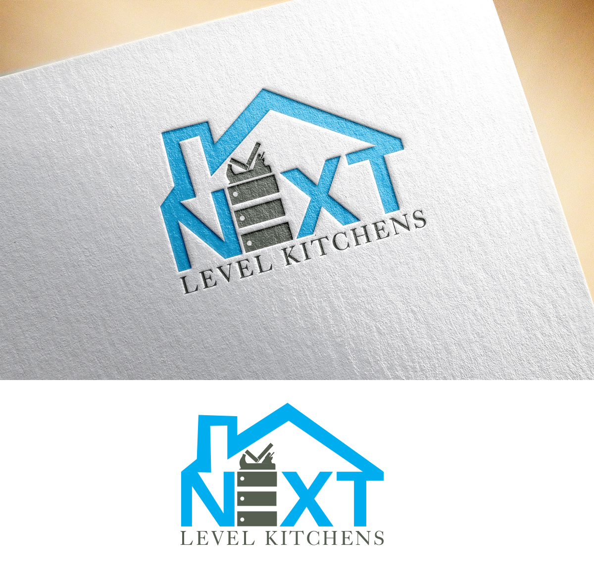 Diseño de Logo por Impressive Solutions para Next Level Kitchens | Diseño #13818310