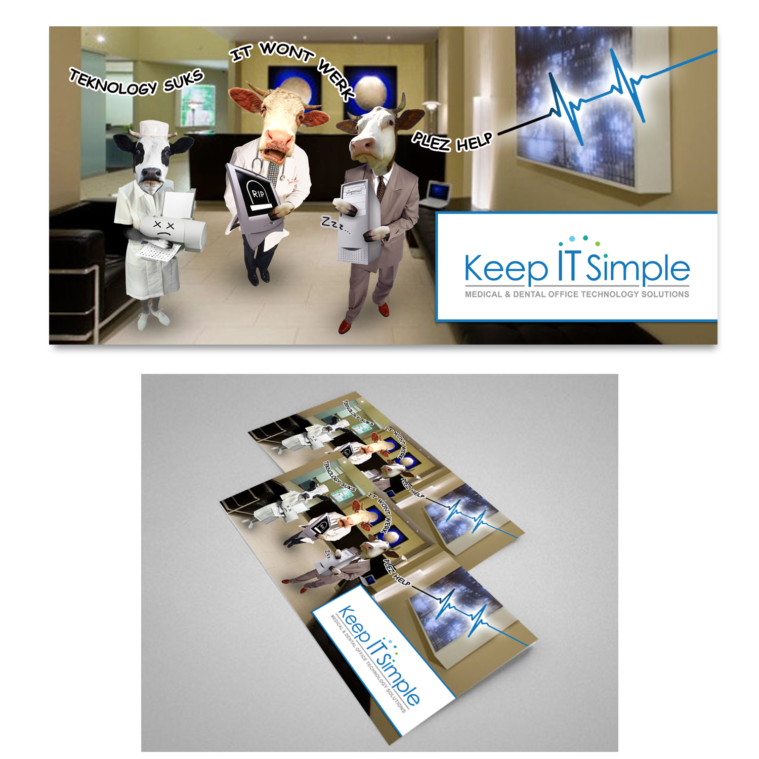 Diseño de Flyer por Shaitan_batyr2015 para Keep IT Simple | Diseño: #14227634