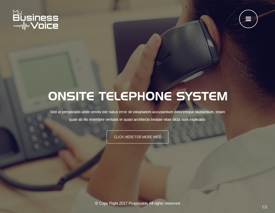 Web Design par pb pour my business voice | Design #13822979