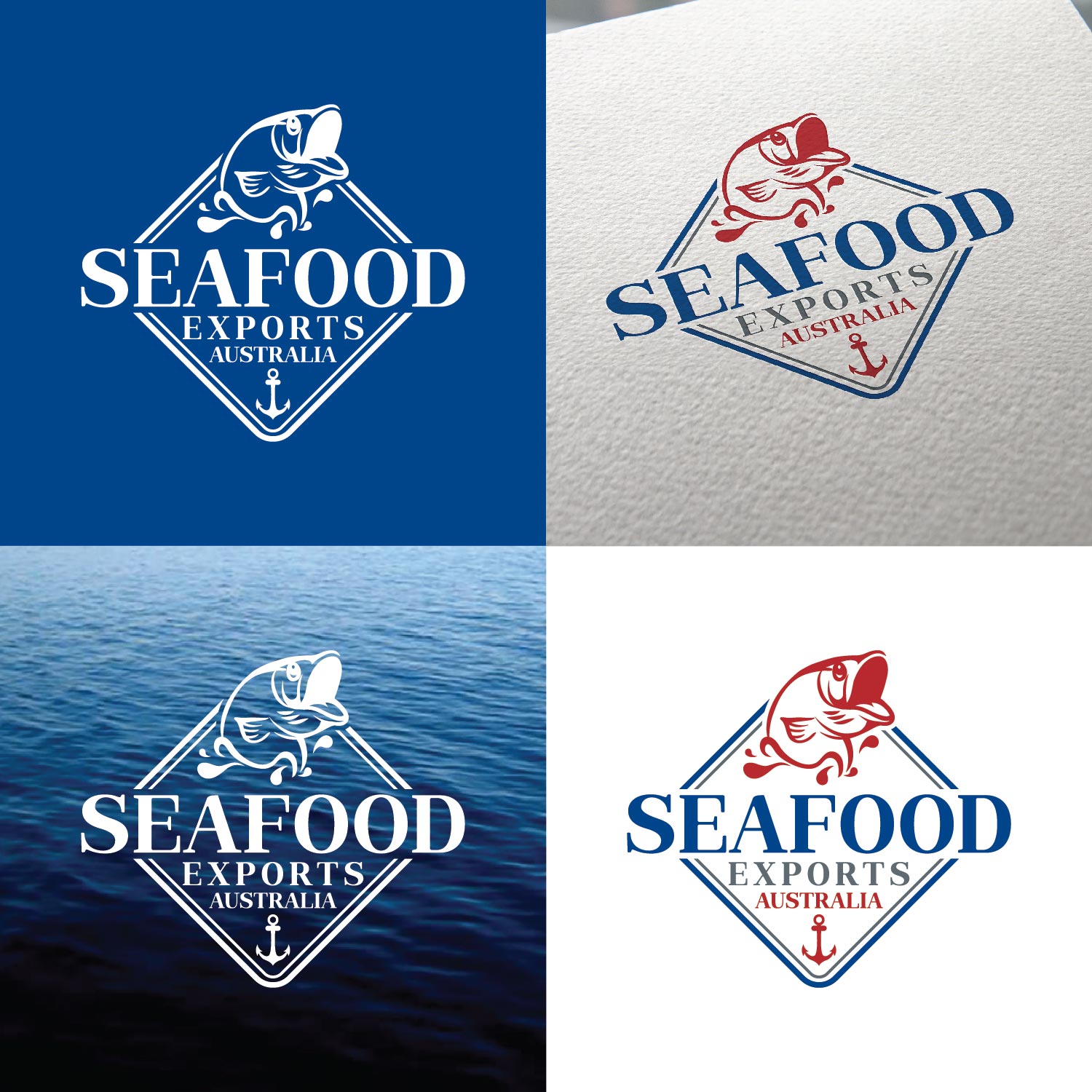 Logo Design by Anoushay for Seafood Exports Australia | Design #13940729