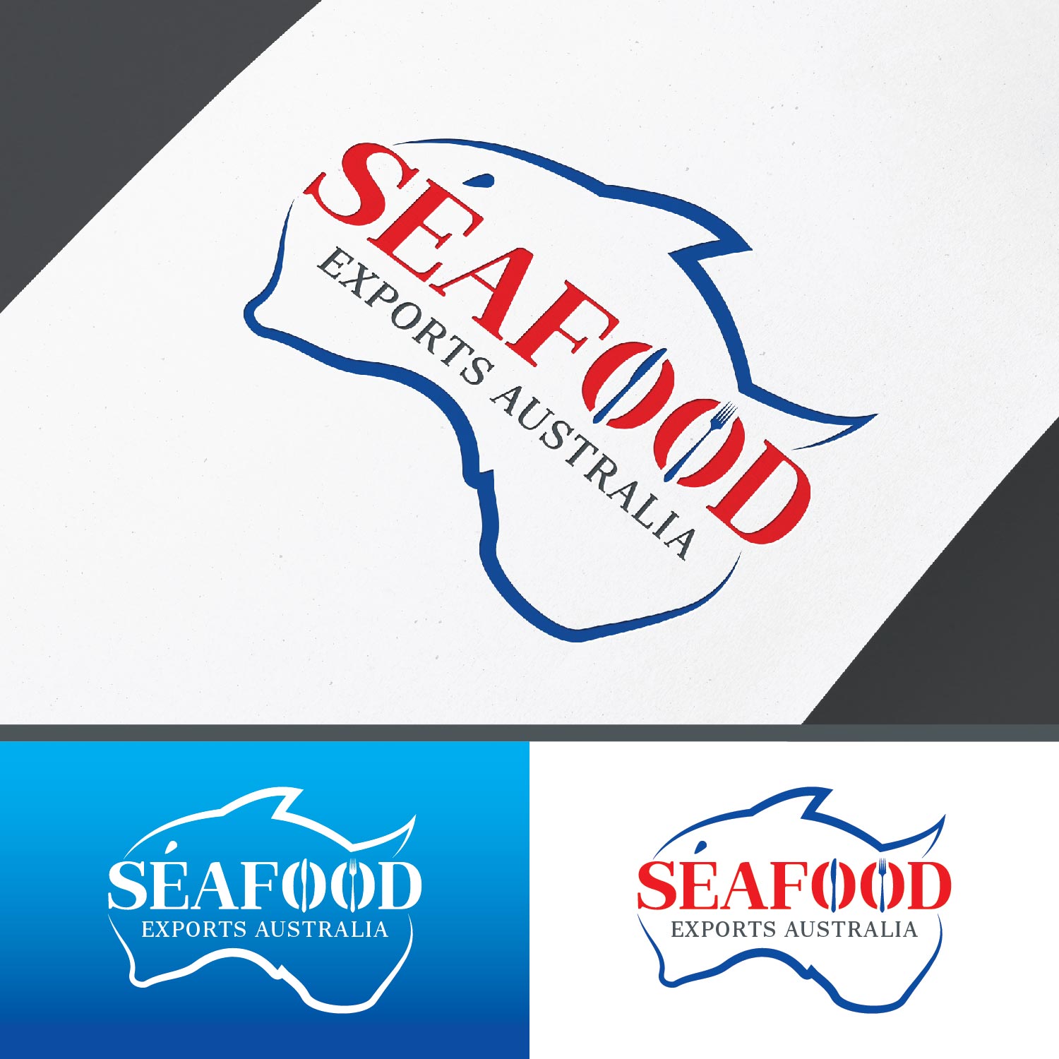 Logo Design by Anoushay for Seafood Exports Australia | Design #13940891