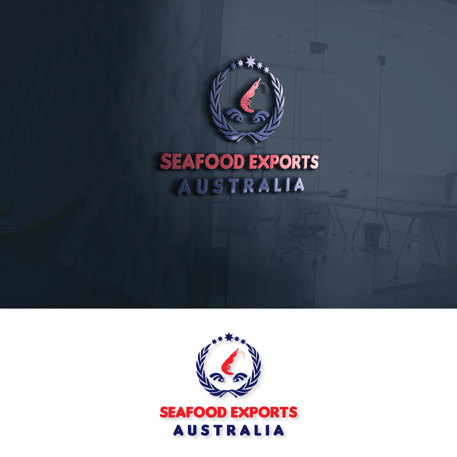Diseño de Logo por Click Designer para Seafood Exports Australia | Diseño #13825350