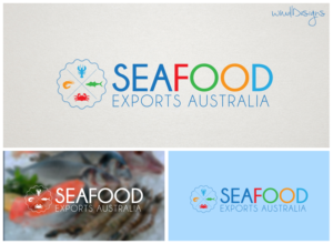 Logo Design by mngkw for Seafood Exports Australia | Design: #13893943