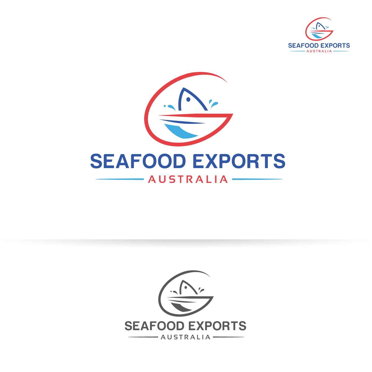 Logo Design by InkNest Creative for Seafood Exports Australia | Design #13832992