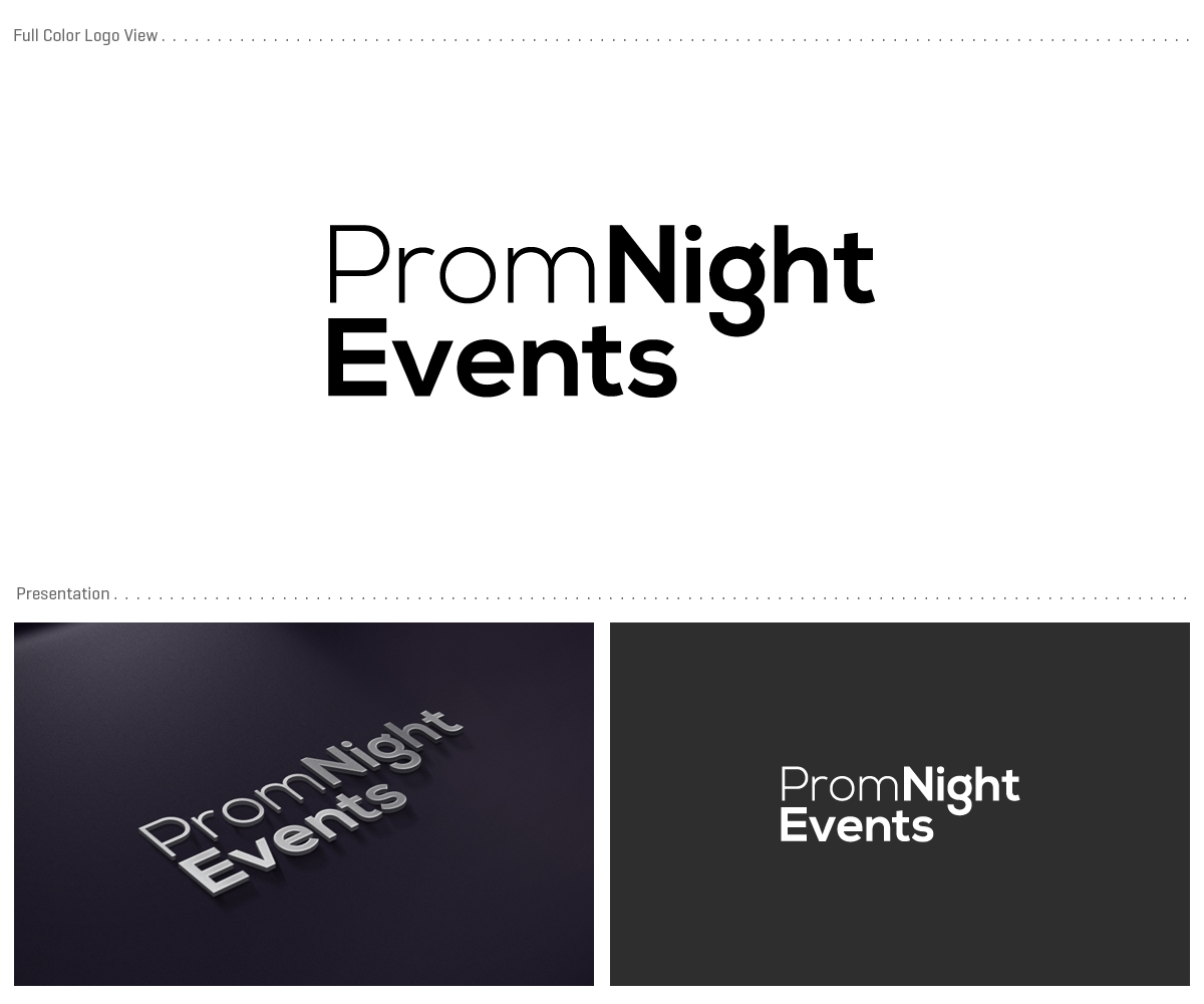 Logo Design by VisualFlava for Prom Night Events | Design #2571700