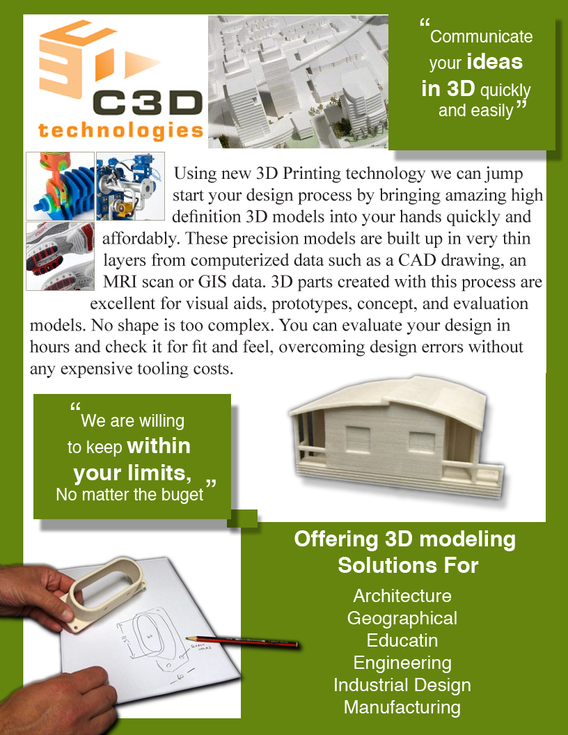 Diseño de Flyer por Andrew Coyle para C3D Technologies | Diseño #34656